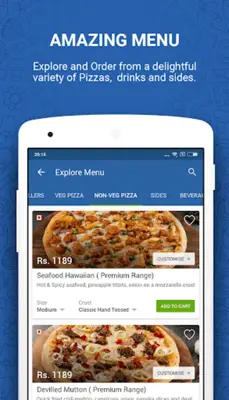 Domino's Pizza Sri Lanka android App screenshot 1