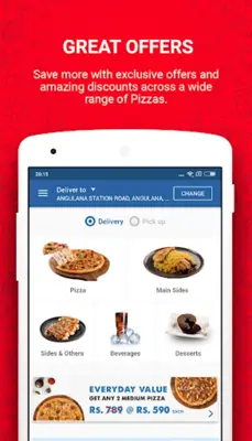 Domino's Pizza Sri Lanka android App screenshot 2